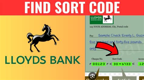 lloyds bank sort codes list.